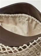 Bottega Veneta - Macramé Leather Bucket Bag