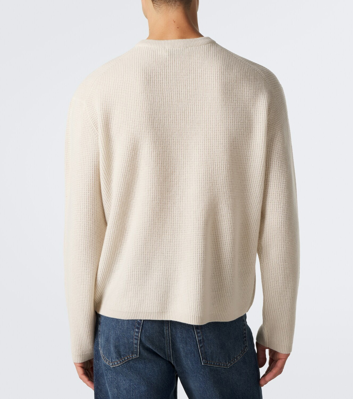 Frame Waffle-knit wool and cashmere sweater