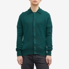 Oliver Spencer Men's Britten Knit Cardigan in Green