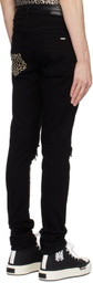 AMIRI Black Leopard MX1 Jeans