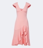 Stella McCartney Frill trim midi dress
