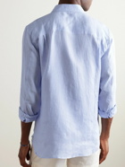 Orlebar Brown - Justin Linen Shirt - Blue