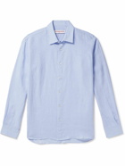 Orlebar Brown - Justin Linen Shirt - Blue