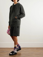 Isabel Marant - Straight-Leg Cotton-Blend Jersey Drawstring Shorts - Black