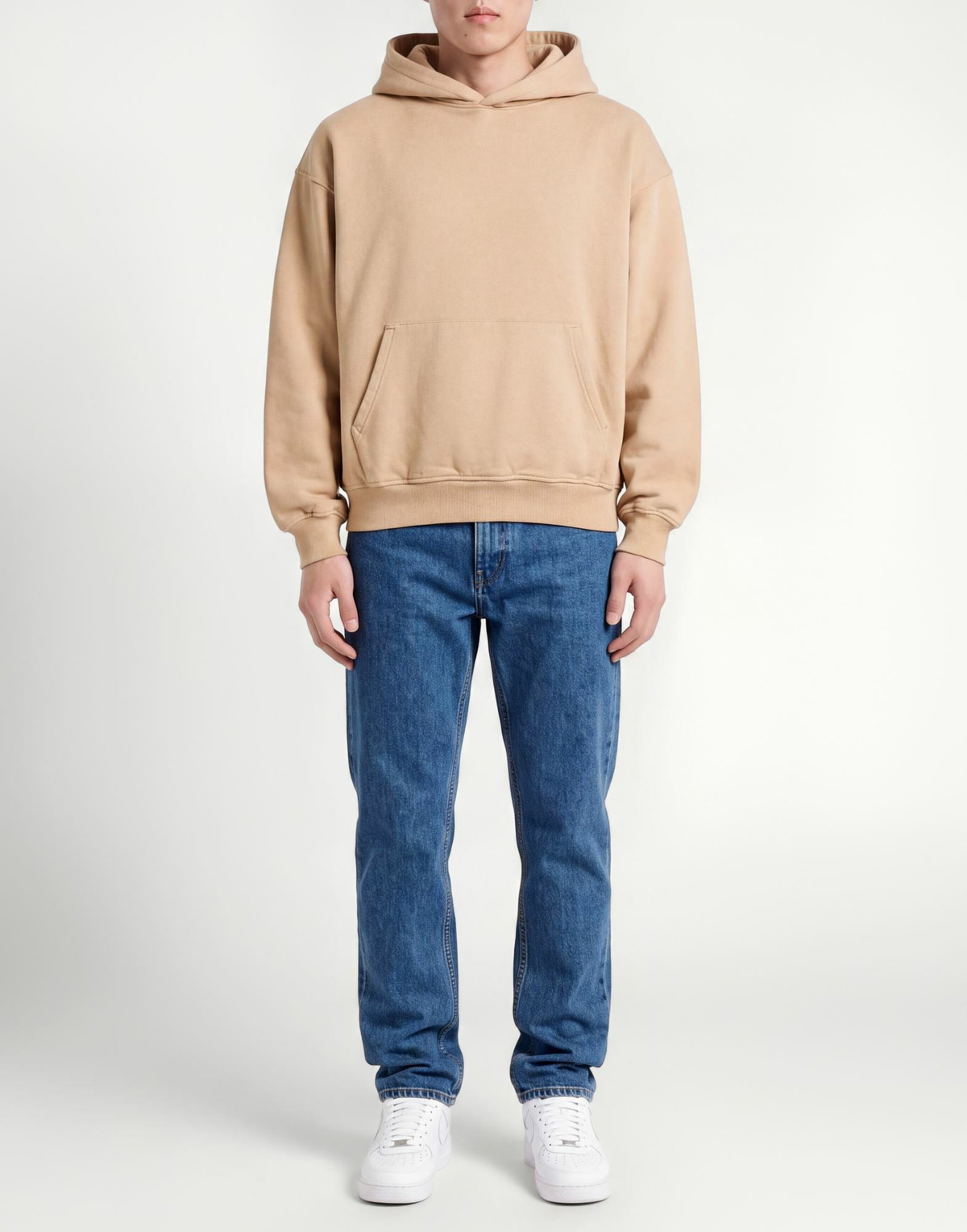 Colorful Standard Mens Sweatshirt in Beige