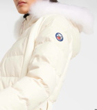 Yves Salomon Shearling-trimmed down ski jacket