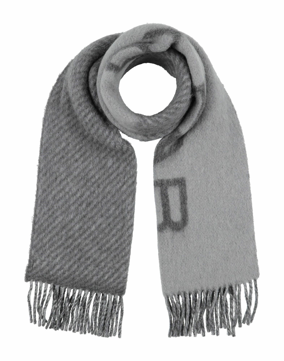 By Far Womens Scarf Charcoal