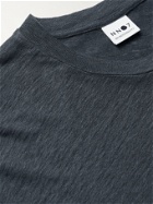 NN07 - Dylan Mélange Slub Linen T-Shirt - Blue