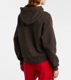 JW Anderson Cropped cotton hoodie