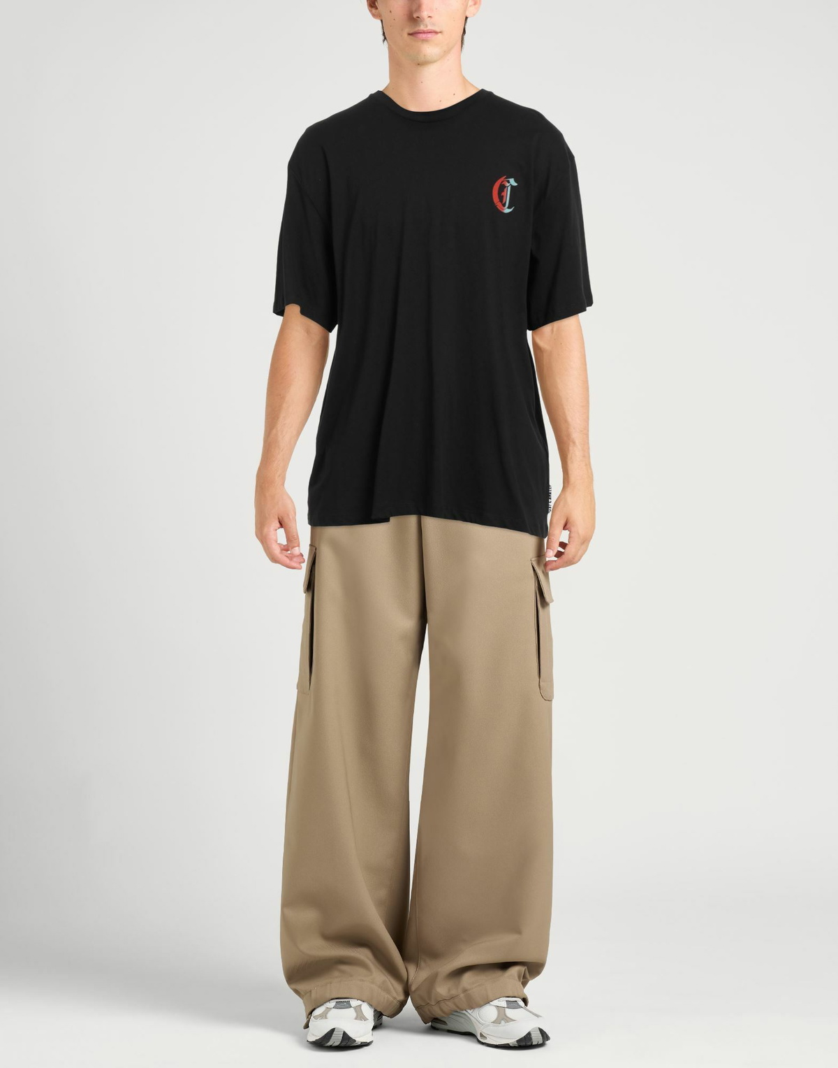 Just Cavalli Mens T-shirt in Black