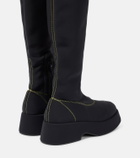 Ganni - Over-the-knee sock boots