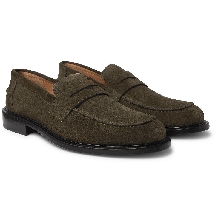 Photo: MR P. - Scott Leather Loafers - Green