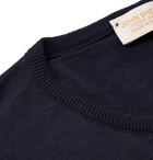 John Smedley - Theon Slim-Fit Sea Island Cotton and Cashmere-Blend Sweater - Blue