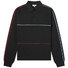Très Bien Long Sleeve Piped Polo