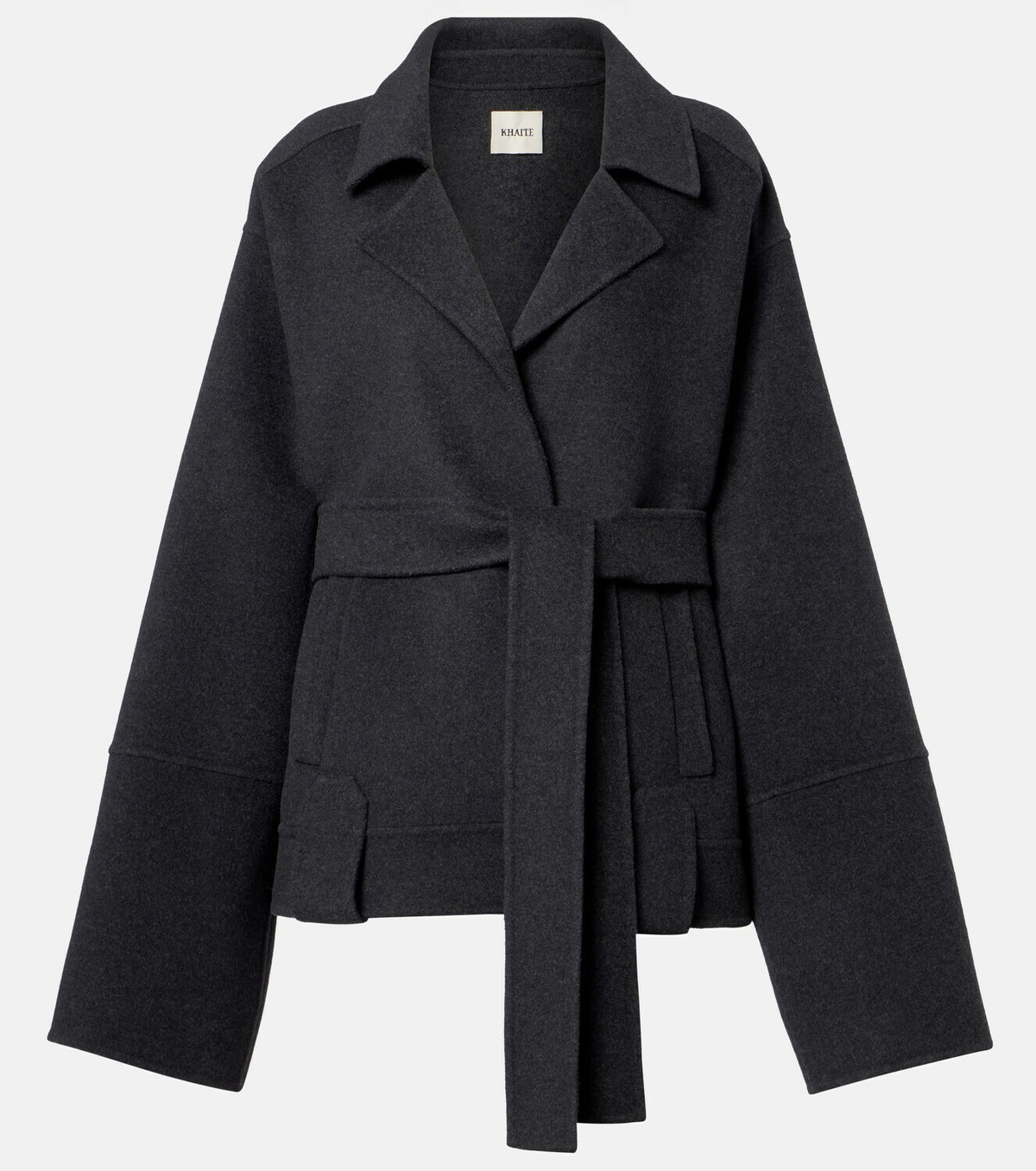 Khaite Alder belted wool jacket