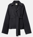 Khaite Alder belted wool jacket