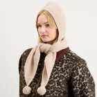 Damson Madder Women's Tie Front Hood in Oatmeal 