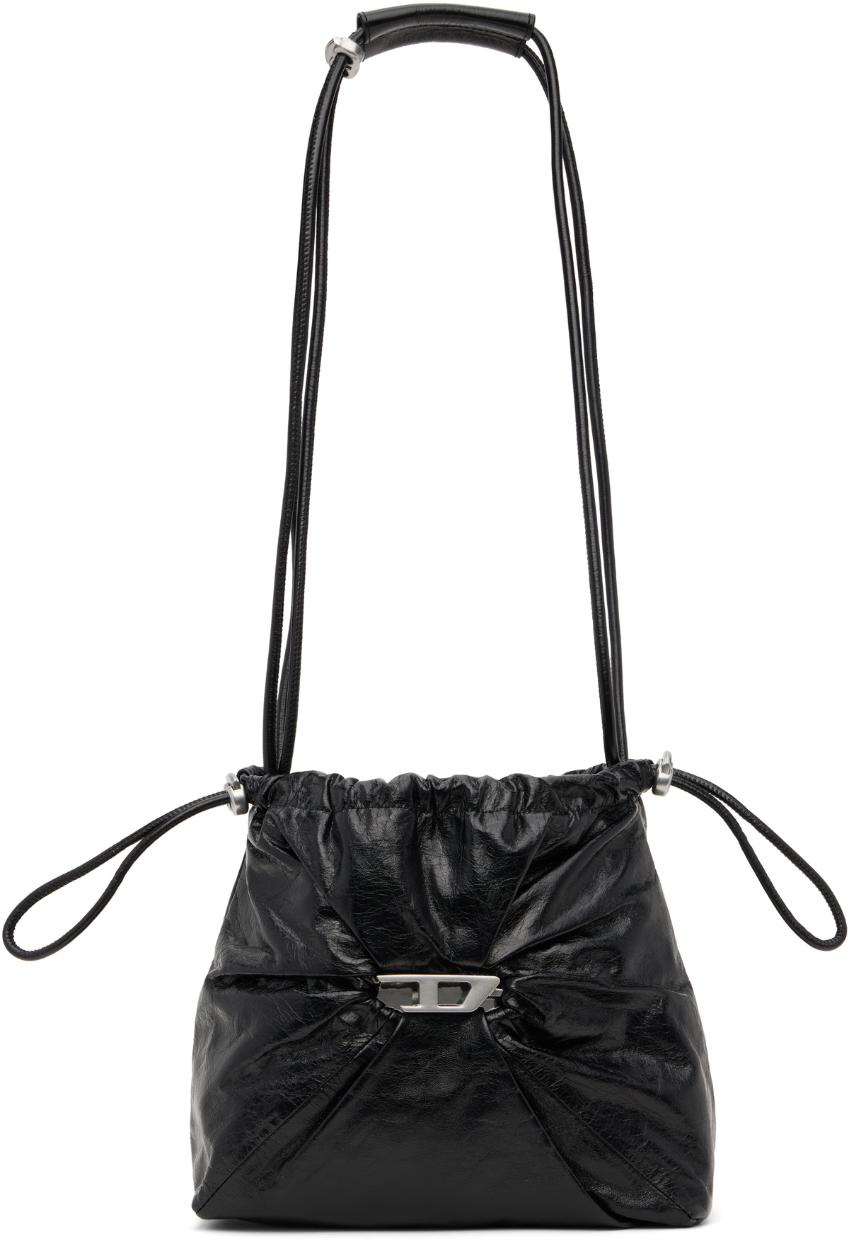 Diesel Black Scrunch-D Bucket Bag Diesel