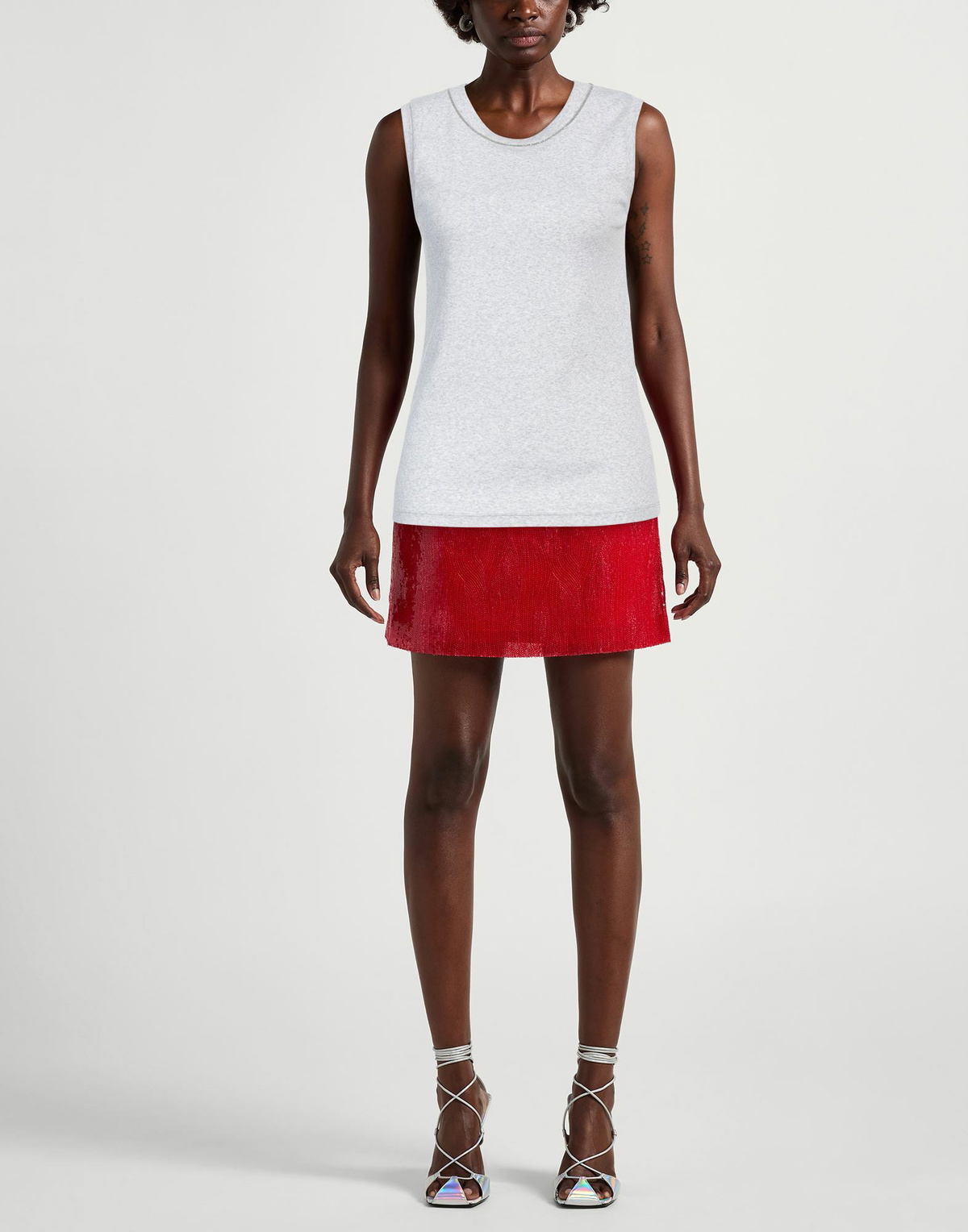 Peserico Womens T-shirt Light in Grey