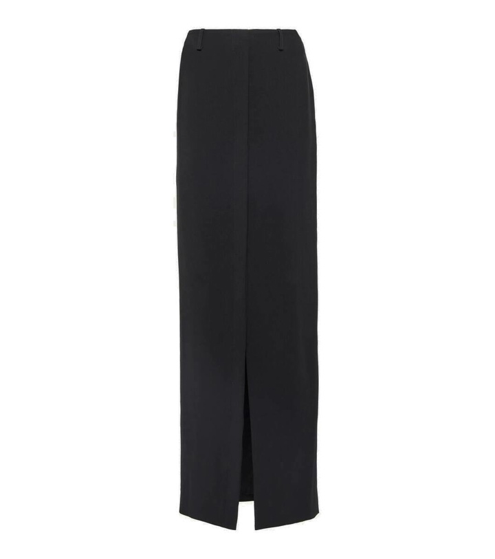 Photo: Dries Van Noten Crêpe maxi skirt