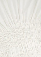 Clea Piera Cotton-poplin Midi Dress White