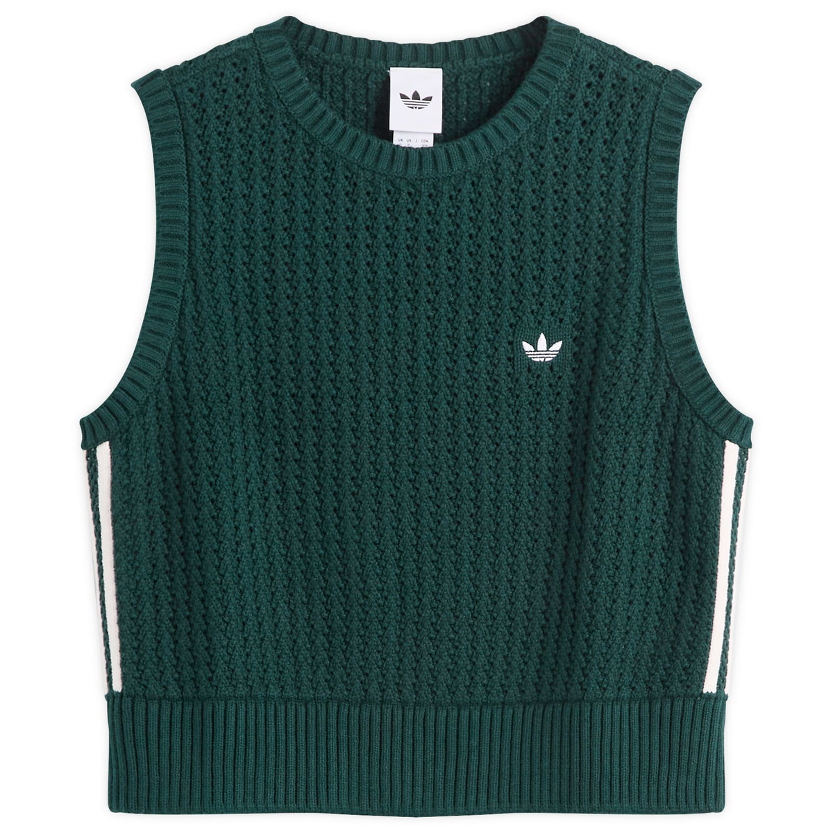 Adidas Women's Adicolor Knitted Vest in Aurora Ivy