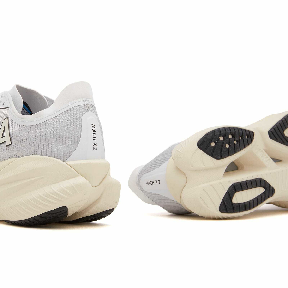 HOKA ONE ONE U Mach X 2 Sneaker in White/Cosmic Grey