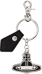 Vivienne Westwood Silver Orb Keychain