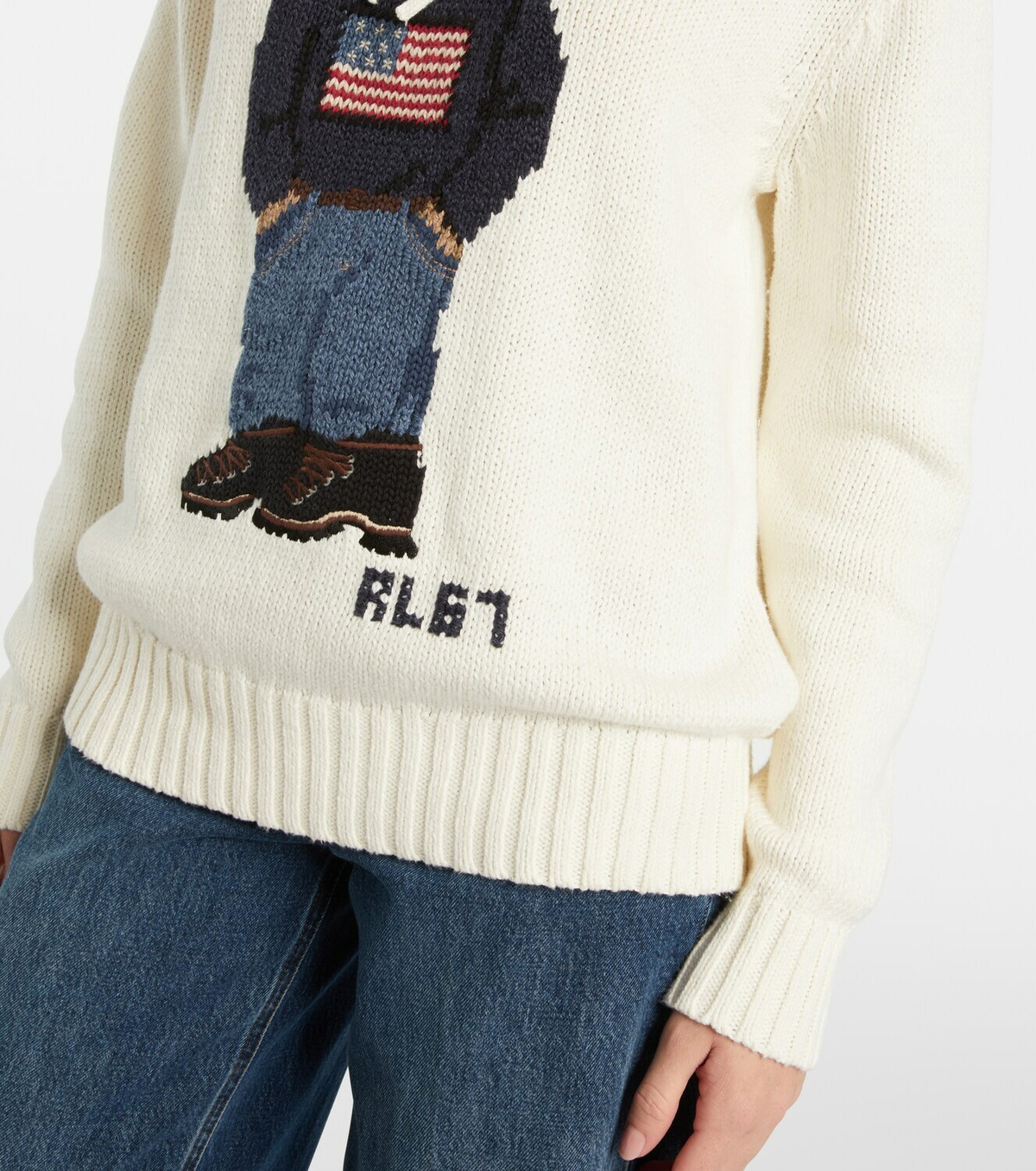 Polo Ralph Lauren Polo Bear cotton and linen hoodie