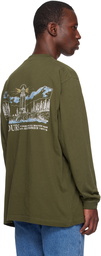 Barbour Khaki and wander Edition Long Sleeve T-Shirt