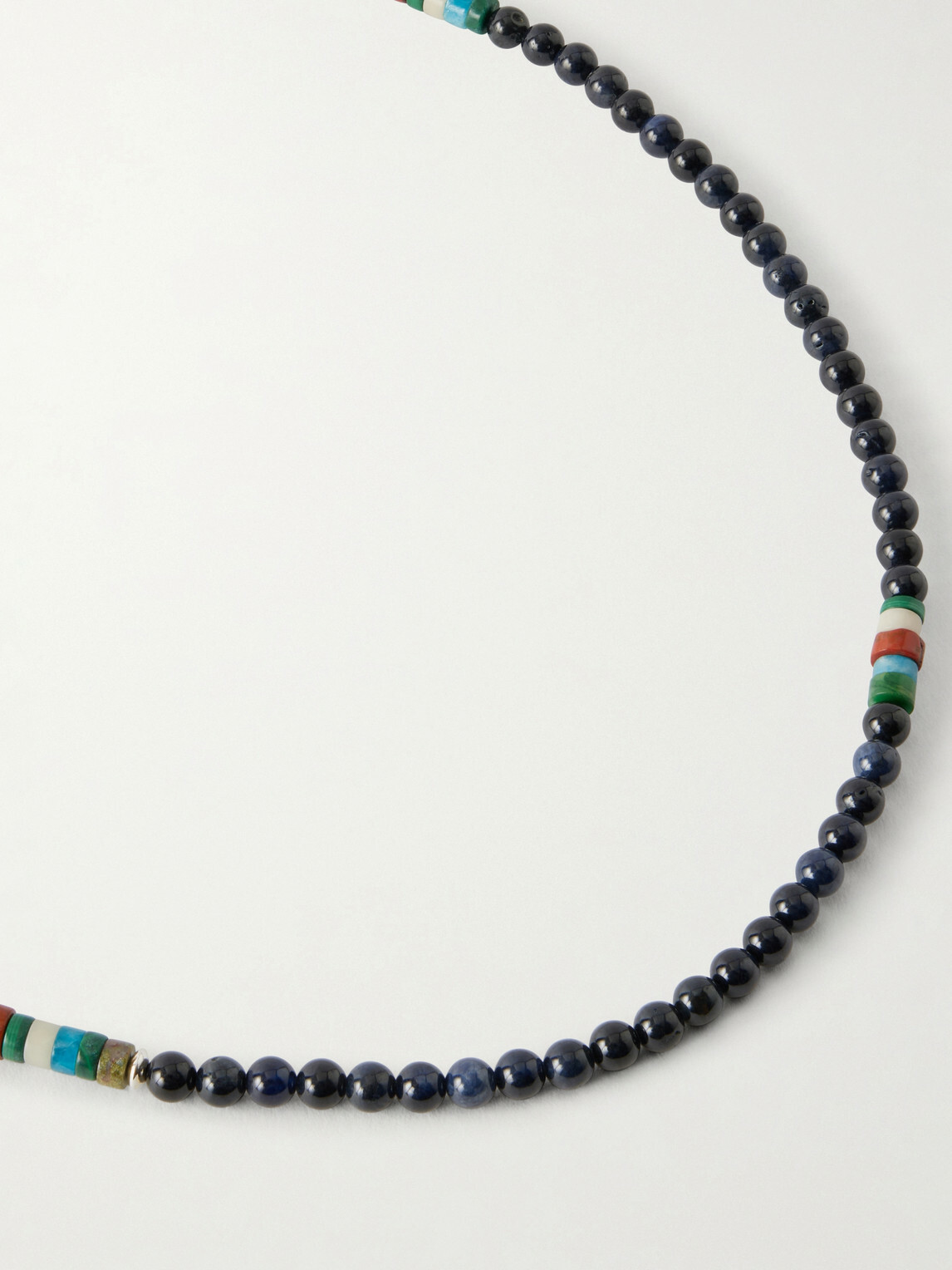 Mikia - Sterling Silver Multi-Stone Beaded Bracelet