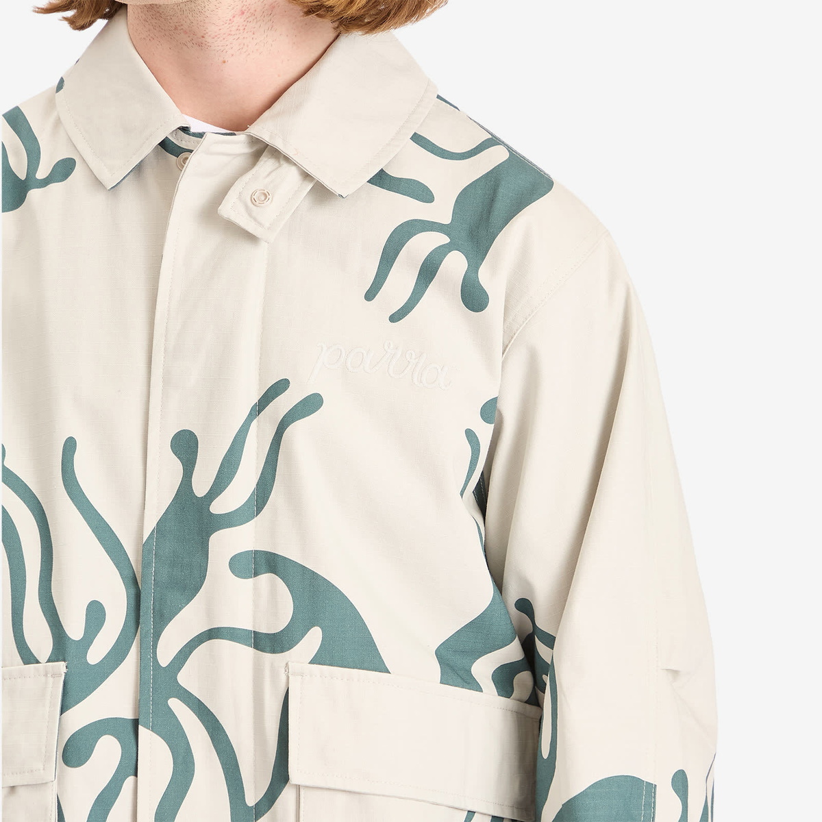 By Parra Men's Half Blob Hunting Jacket in Grey