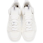 GCDS White Slim Skate Sneakers