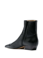 KHAITE - Marfa Leather Ankle Boots