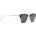 Eyevan 7285 - Square-Frame Acetate and Gold-Tone Sunglasses - Gold