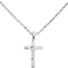 Emanuele Bicocchi SSENSE Exclusive Silver Cross Necklace