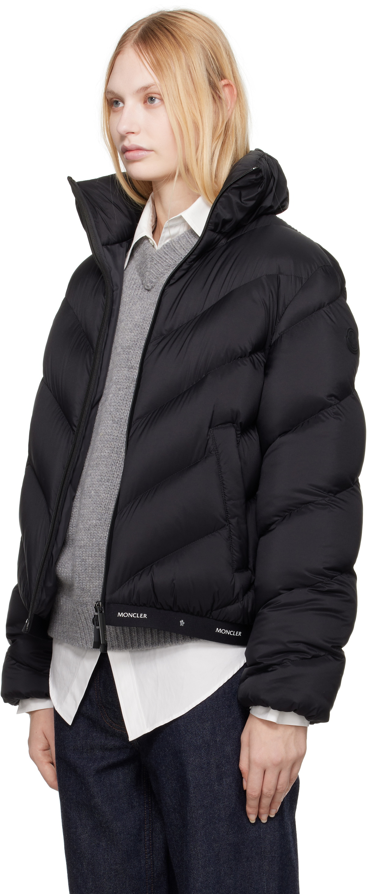 Moncler Black Grignan Down Jacket Moncler