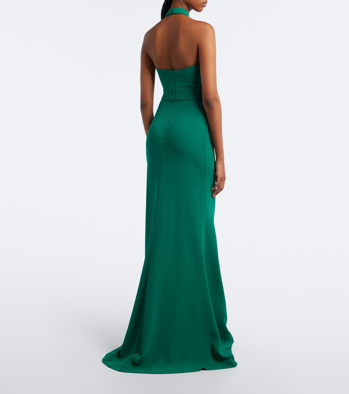 Elie Saab Crêpe halterneck gown