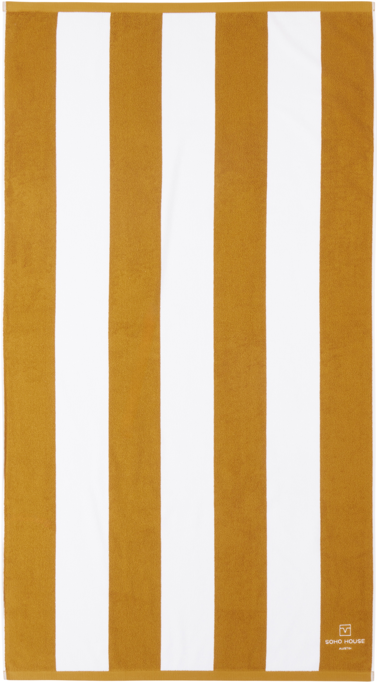 Soho Home White & Yellow 'Austin' House Pool Towel