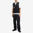 Snow Peak Men's Thermal Boa Fleece Vest in Black