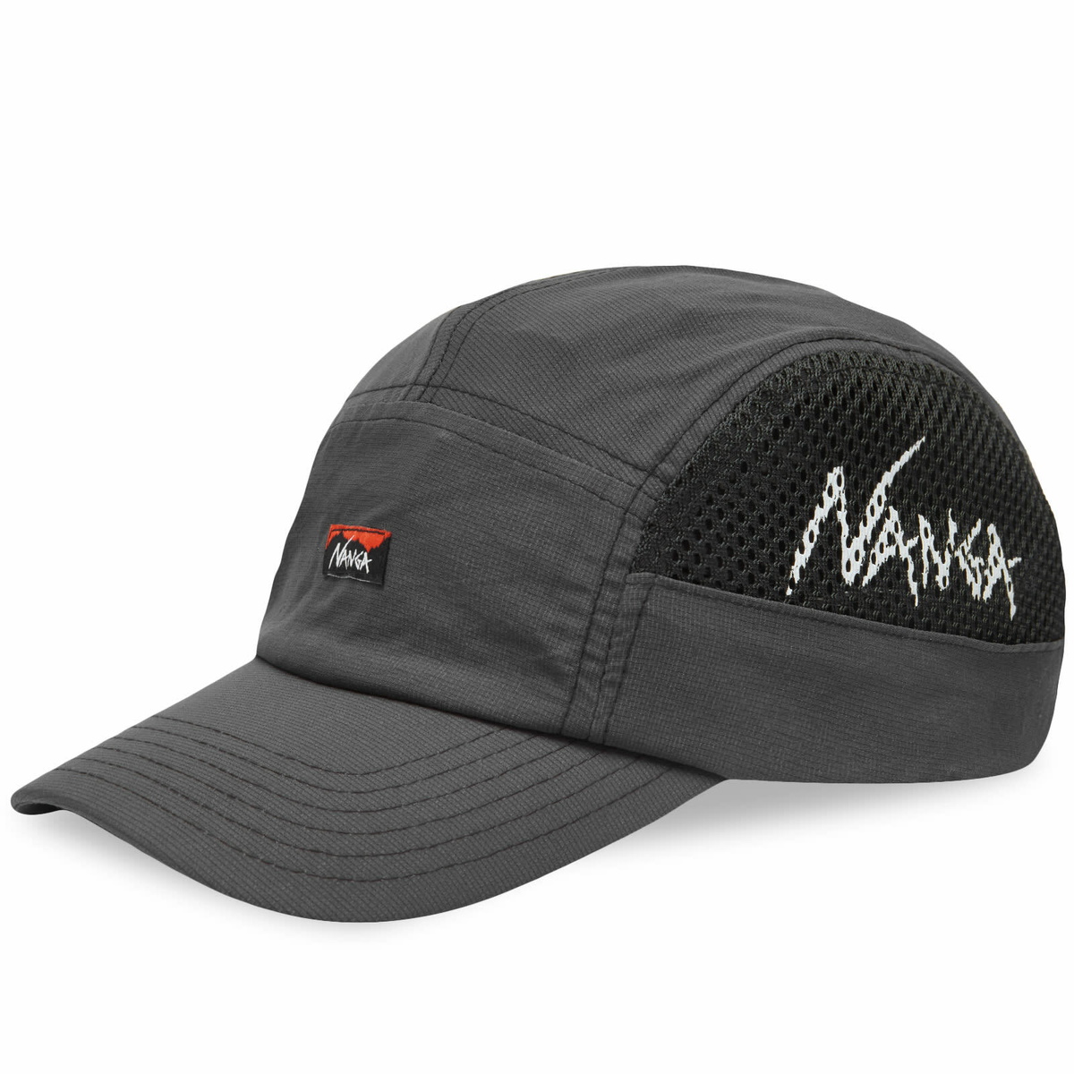 Nanga Men's Air Cloth Mesh Jet Cap in Black Nanga