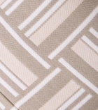 Loro Piana Jacquard wool and cashmere cushion