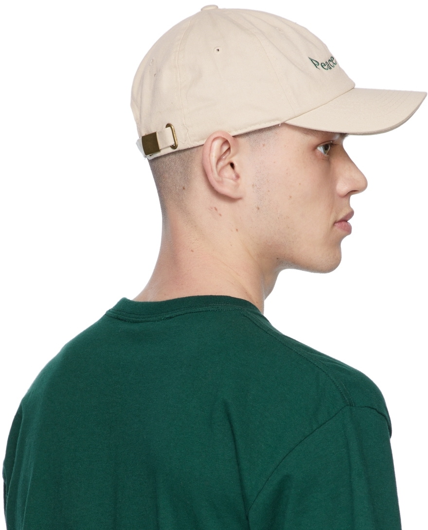 Museum of Peace & Quiet Beige Wordmark Cap