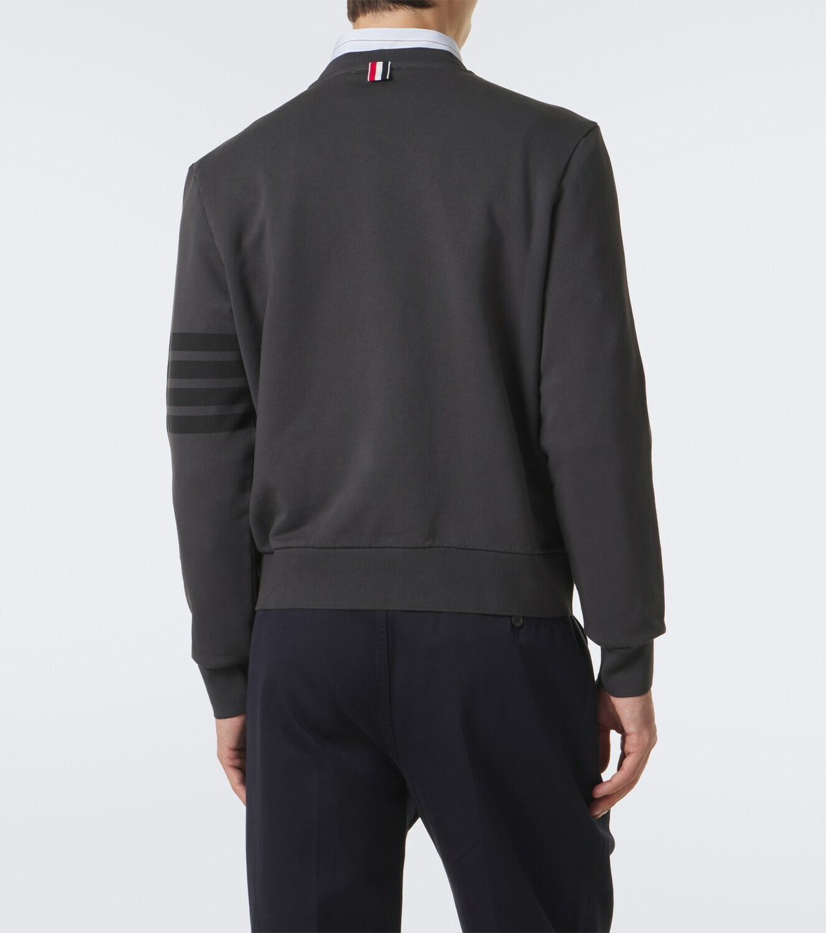 Thom Browne 4-Bar cotton jersey sweatshirt