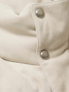 Loro Piana - Flavio Quilted Suede Jacket - Neutrals