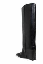 Courrèges Astro Pointed-toe Buckle-detailed Boots