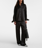 Proenza Schouler White Label Magnus crêpe wide-leg pants