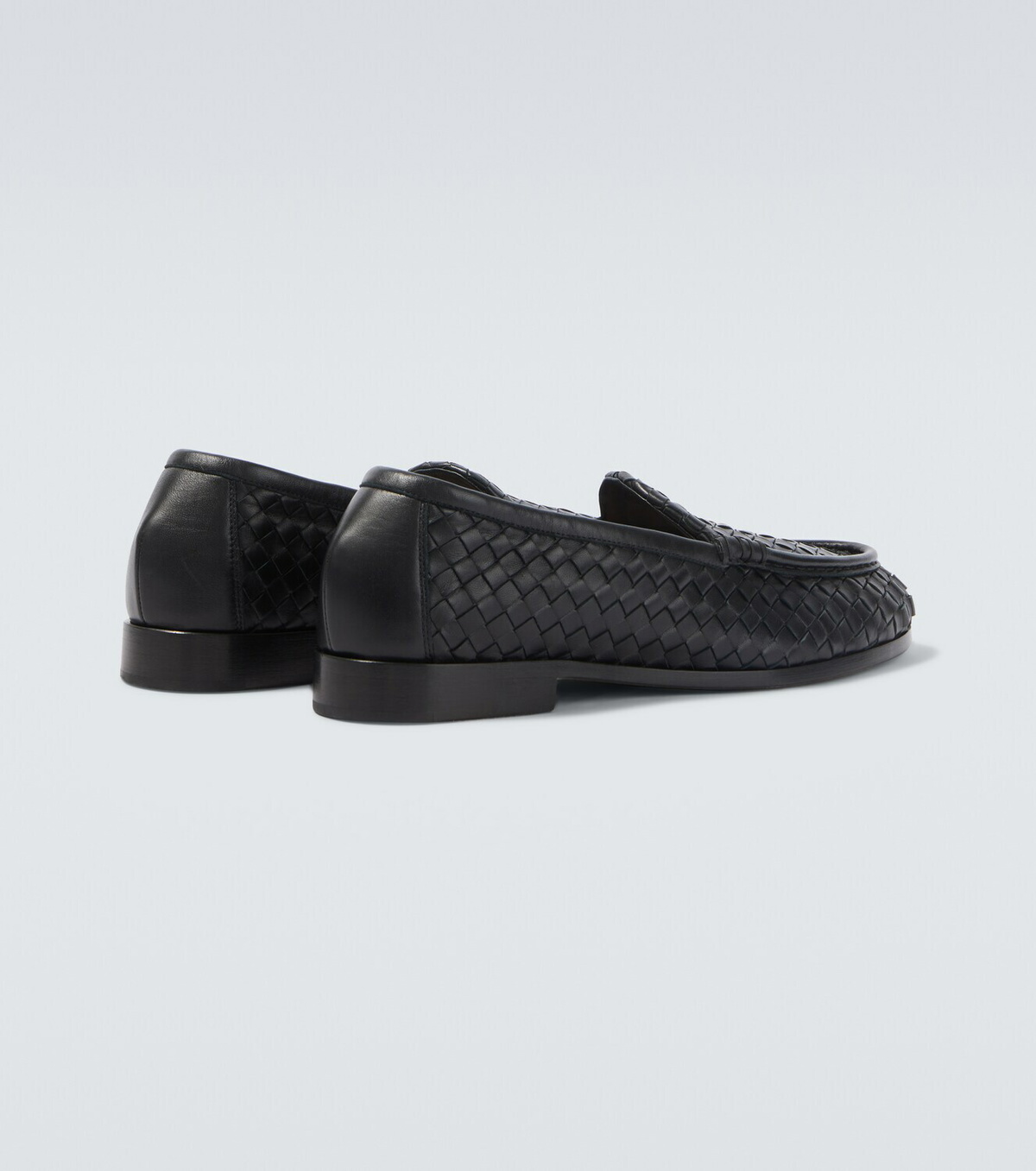 Bottega Veneta Silenzio Intrecciato leather loafers