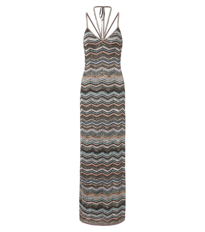 Photo: Missoni ZigZag lamé maxi dress