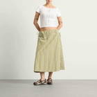 Damson Madder Women's Caspia Volume Midi Skirt in Basil